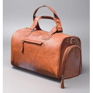 Super Stylish Duffel Bag For Traveling|Pu Leather Side-bag For Men |Perfect For A Weekend Getaway Or Hitting The Gym