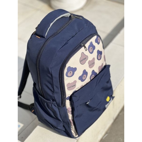 Cute Bear School Backpack for Girls & Boys – Stylish, Lightweight & Durable Bag for School, College & Travel - Image 2