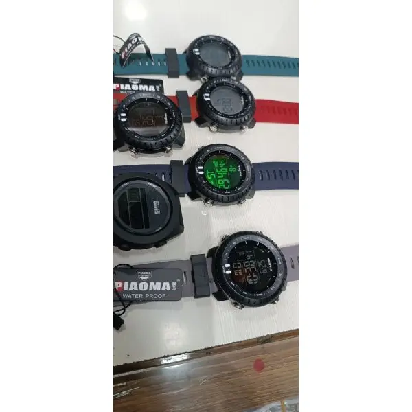 Big Display Digital Rubber Strap Sports Watch For Men - Black | Fashion Big Display Sports Watch For Men - Image 3