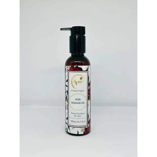 Avani Hair Massage Oil Infused With Argan Oil, Onion Seed Oil, Castor Oil, For Hair Growth, Hair Fall Control, Frizz Control 200 ml - Image 3