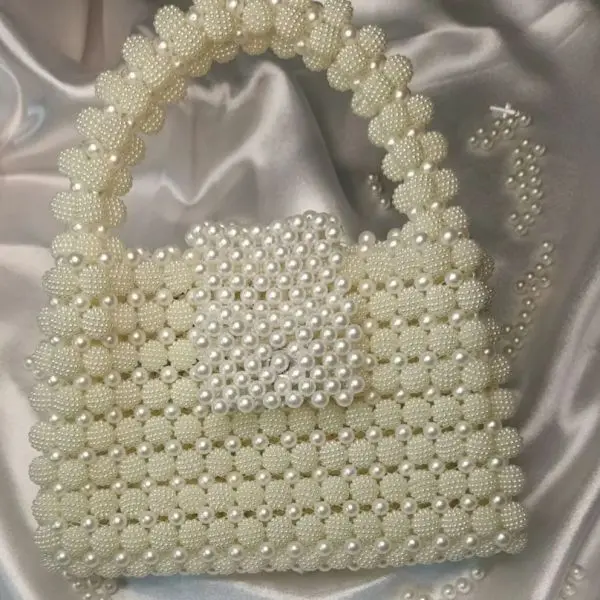 Pearl Beaded Bag - Image 2