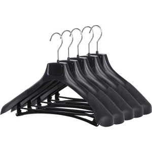 Wide Plastic Clothes Hanger for Suits Jackets And pants(2 piece)
