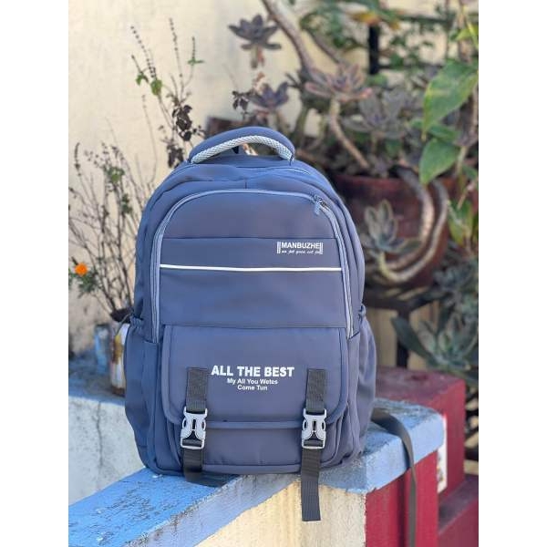 Solid Casual Large Capacity Backpack For Girls | Casual Backpack For Female | Plain School Backpack For Women - Image 4