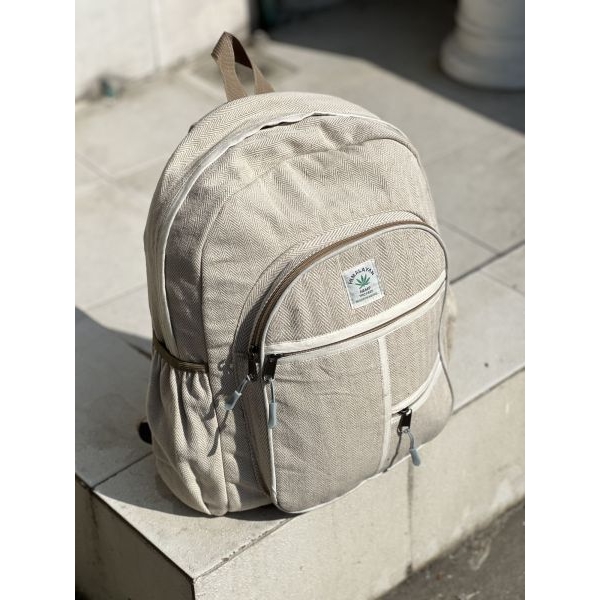 Premium Hemp Backpack – Eco-Friendly & Durable | Hemp Backpack For Men - Image 2