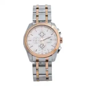 Tissot Silver Color Quartz Steel Chronograph Casual Watch For Men