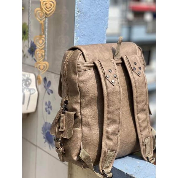 Perfect Casual PU Leather Backpack for Men | Student Backpack | Travel Bags for Men | - Image 3