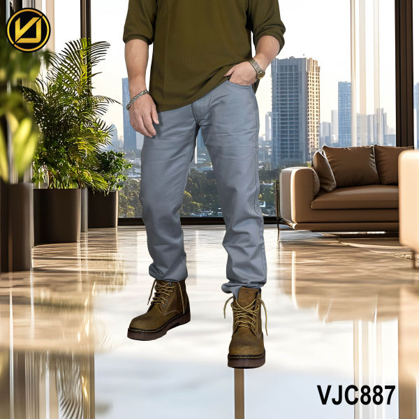 VIRJEANS (VJC887) Cotton Pant For Men-Blue - Image 3