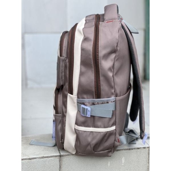 Trendy Unisex Nylon Backpack – Large Capacity Casual Shoulder Bag for School, College & Office - Image 3