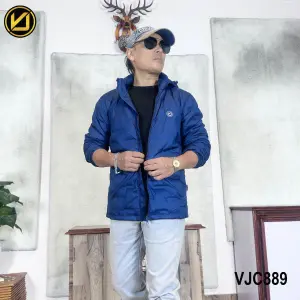 VIRJEANS (VJC889) Dawn Ultra Light Jacket For Men- Blue