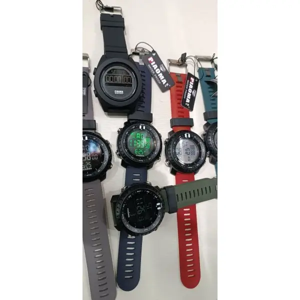 Big Display Digital Rubber Strap Sports Watch For Men - Black | Fashion Big Display Sports Watch For Men - Image 2