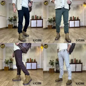 VIRJEANS (VJC886) Stretchable Cotton Pant For Men-All Colors
