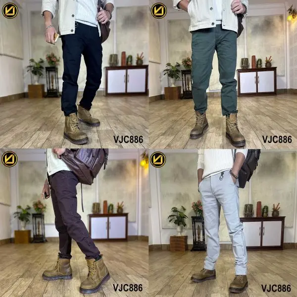 VIRJEANS (VJC886) Stretchable Cotton Pant For Men-All Colors
