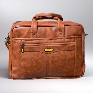 Men's Office Bag Briefcase Bag File Bag Laptop Bag Travel Document Bag PU leather Side Bag
