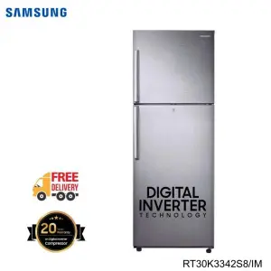 SAMSUNG 275 Litres Frost Free Digital Inverter Double Door Refrigerator RT30K3342S8