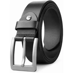 Men's Original  Leather Belt|Best Leather Belt For Party And Casual Use In Black Colour