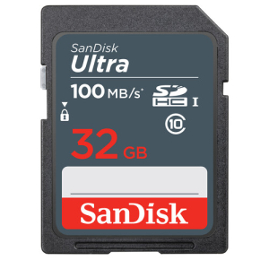SanDisk 32GB Ultra SDHC UHS-I Memory Card