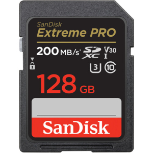 SanDisk. Extreme PRO 128GB SDXC Memory Card V30 (200MB/s)