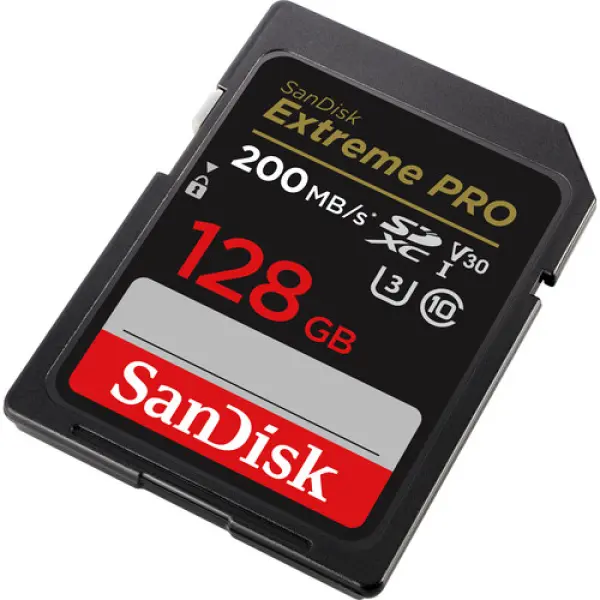 SanDisk. Extreme PRO 128GB SDXC Memory Card V30 (200MB/s) - Image 2