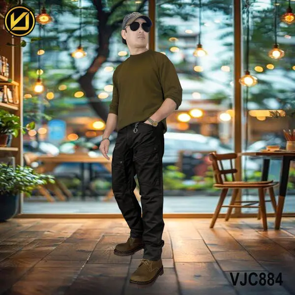 VIRJEANS (VJC884) Front Cargo Box Pant For Men- All Colors - Image 2