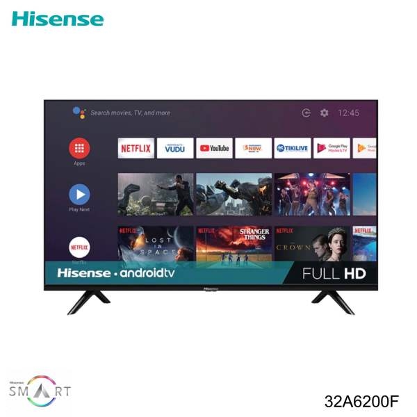 HISENSE 32A6200F  32" Google Android Smart Tv With Bazel Less Design & Voice Command Remote - Image 3