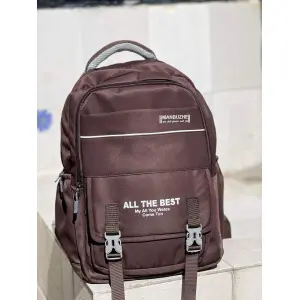 Solid Casual Large Capacity Backpack For Girls | Casual Backpack For Female | Plain School Backpack For Women