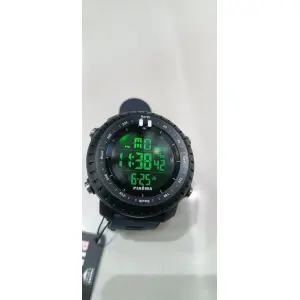 Big Display Digital Rubber Strap Sports Watch For Men - Black | Fashion Big Display Sports Watch For Men