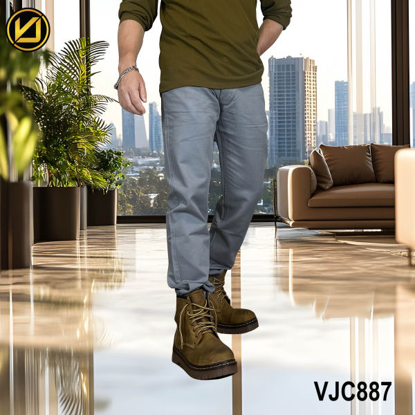VIRJEANS (VJC887) Cotton Pant For Men-Blue - Image 2