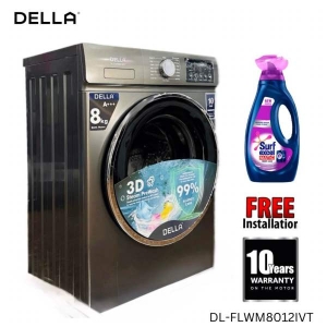 Della 8 Kg Fully Automatic Front Load Washing Machine