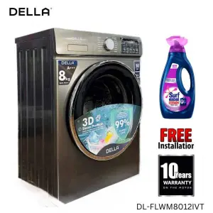 Della 8 Kg Fully Automatic Front Load Washing Machine