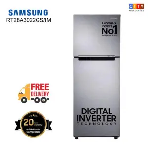 Samsung  253 Litres Double Door Refrigerator RT28A3022GS/IM