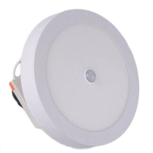 Motion Sensor LED Panel Light 18W AC 220-265V Surface Mounted LED Panel Ceiling lamp For Bathroom Balcony Stair Lighting