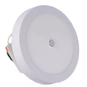 Motion Sensor LED Panel Light 18W AC 220-265V Surface Mounted LED Panel Ceiling lamp For Bathroom Balcony Stair Lighting