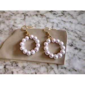 Pearl Hoop Earring