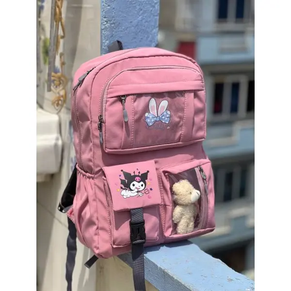 New Korean Ladies Fashion Backpack For College And School |Travel Bag For Girls |Bag For School And College Purposes - Image 2