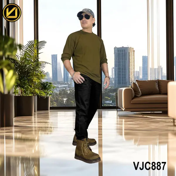 VIRJEANS (VJC887) Cotton Pant For Men-Black - Image 4