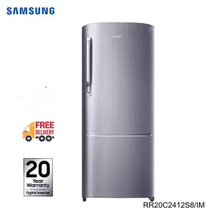 SAMSUNG  RR20C2412S8/IM 192 Ltr Direct Cooling Single Door Refrigerator - Silver