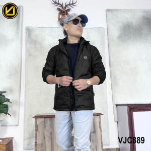 VIRJEANS (VJC889) Dawn Ultra Light Jacket For Men- Black