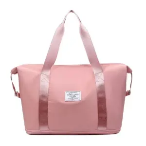 High-Capacity Double-Layer Wet Separation Travelling Bag,Gpmsign Travel Bag,Foldable Expansion Travel Duffel Bag,Travel Lightweight