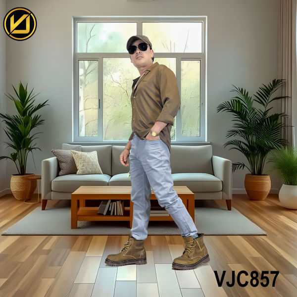 VIRJEANS (VJC857) Stretchable Cotton Jeans Pant For Men-Blue - Image 2