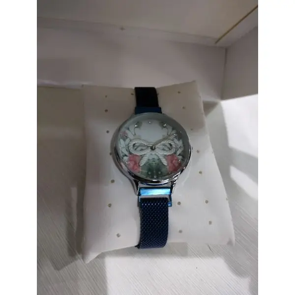 fancy butterfly magnet watch for women - Image 4