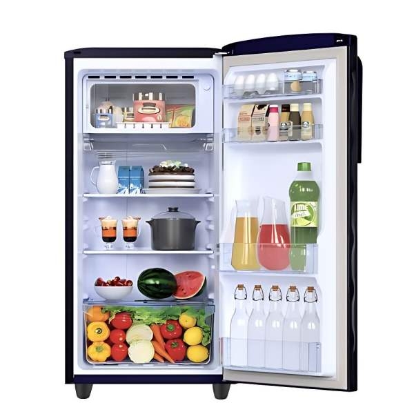 Della 180 Litres Direct Cooling Single Door Refrigerator Red - Image 5