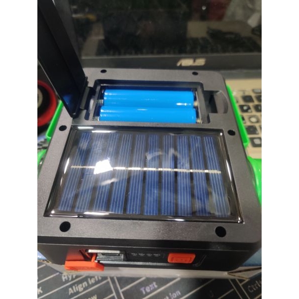 JD-925 Torch + Solar Rechargeable Portable Lamp - Image 5