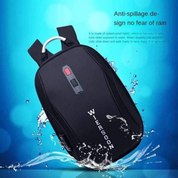 Wiersoon Anti Theft Waterproof Unisex Laptopback With Number Lock System - Image 4