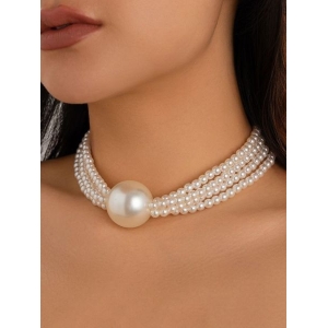 Pearl Beaded Choker