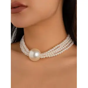 Pearl Beaded Choker