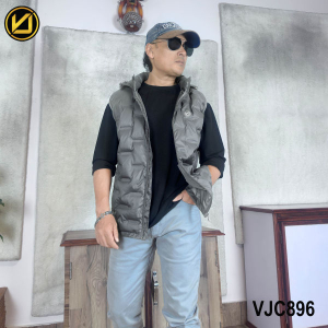 VIRJEANS (VJC896) Half Dawn Ultra Light Jacket For Men- Grey
