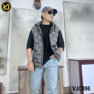 VIRJEANS (VJC896) Half Dawn Ultra Light Jacket For Men- Grey