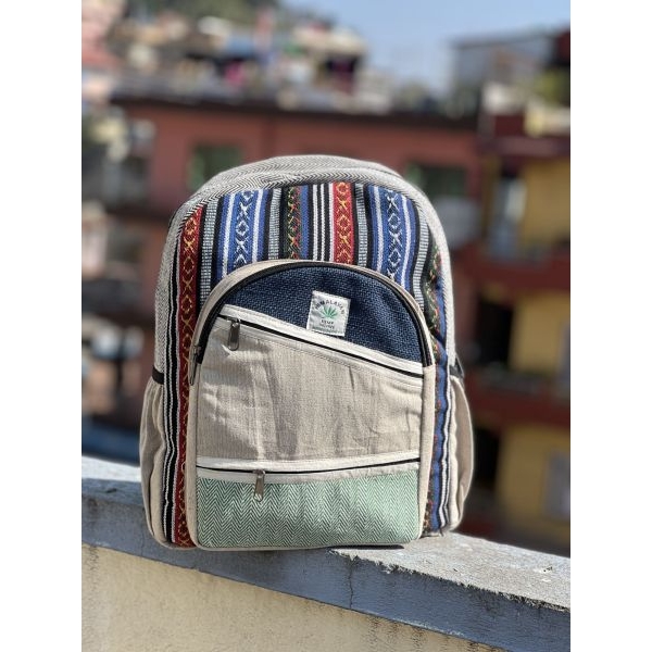 Hemp MultiPurpose Comfortable Unisex Backpack For Casual Travelling and College - Image 5