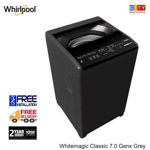 Whirlpool 7 Kg Fully Automatic Top Load Washing Machine Whitemagic Classic 7.0 Genx - Image 2
