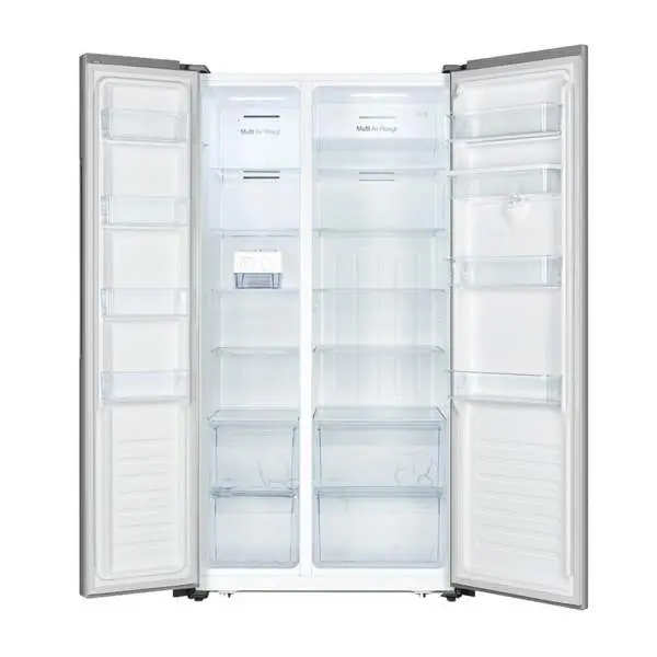 Hisense RC56WS4SA 498 Litres Side By Side No Frost Refrigerater Stainless Steel Silver - Image 3